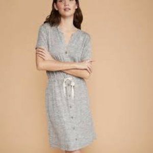 Lou & Grey for LOFT Heather Gray Dress, L